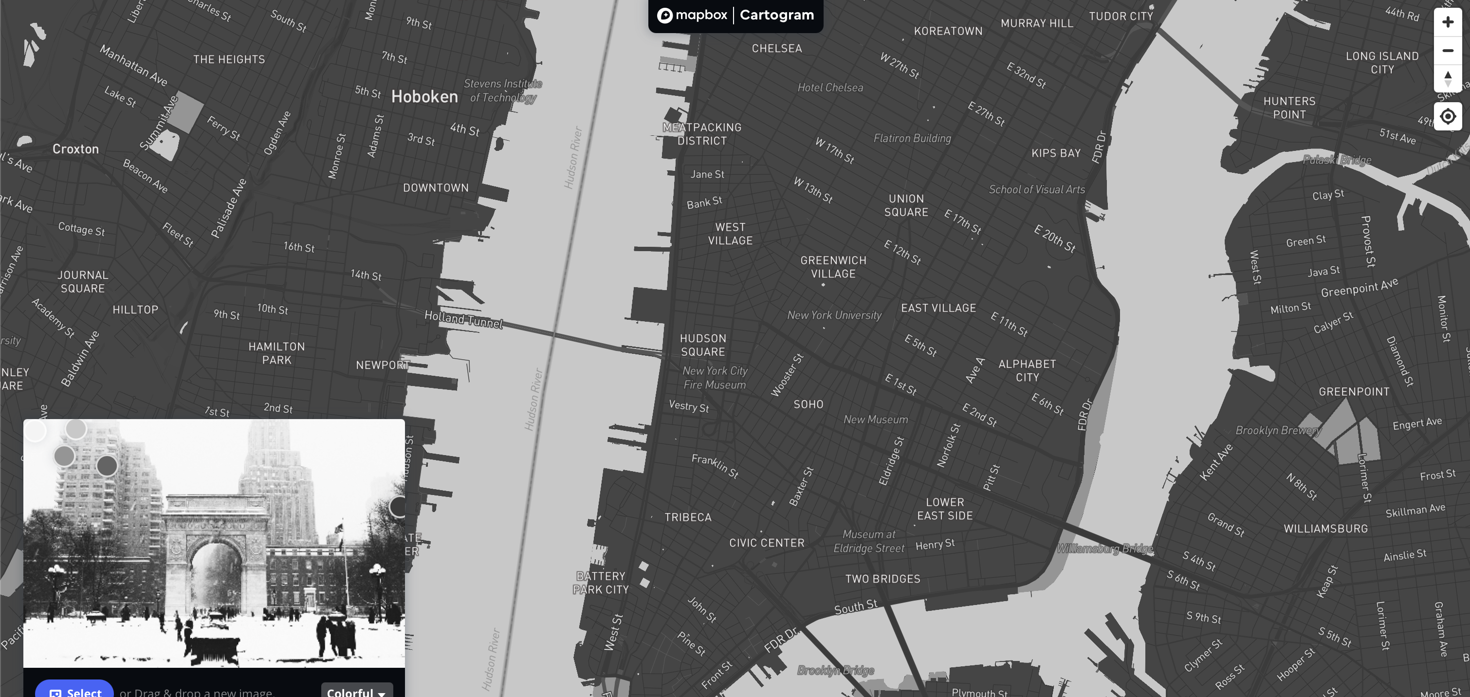 Empty cartogram auto styling 