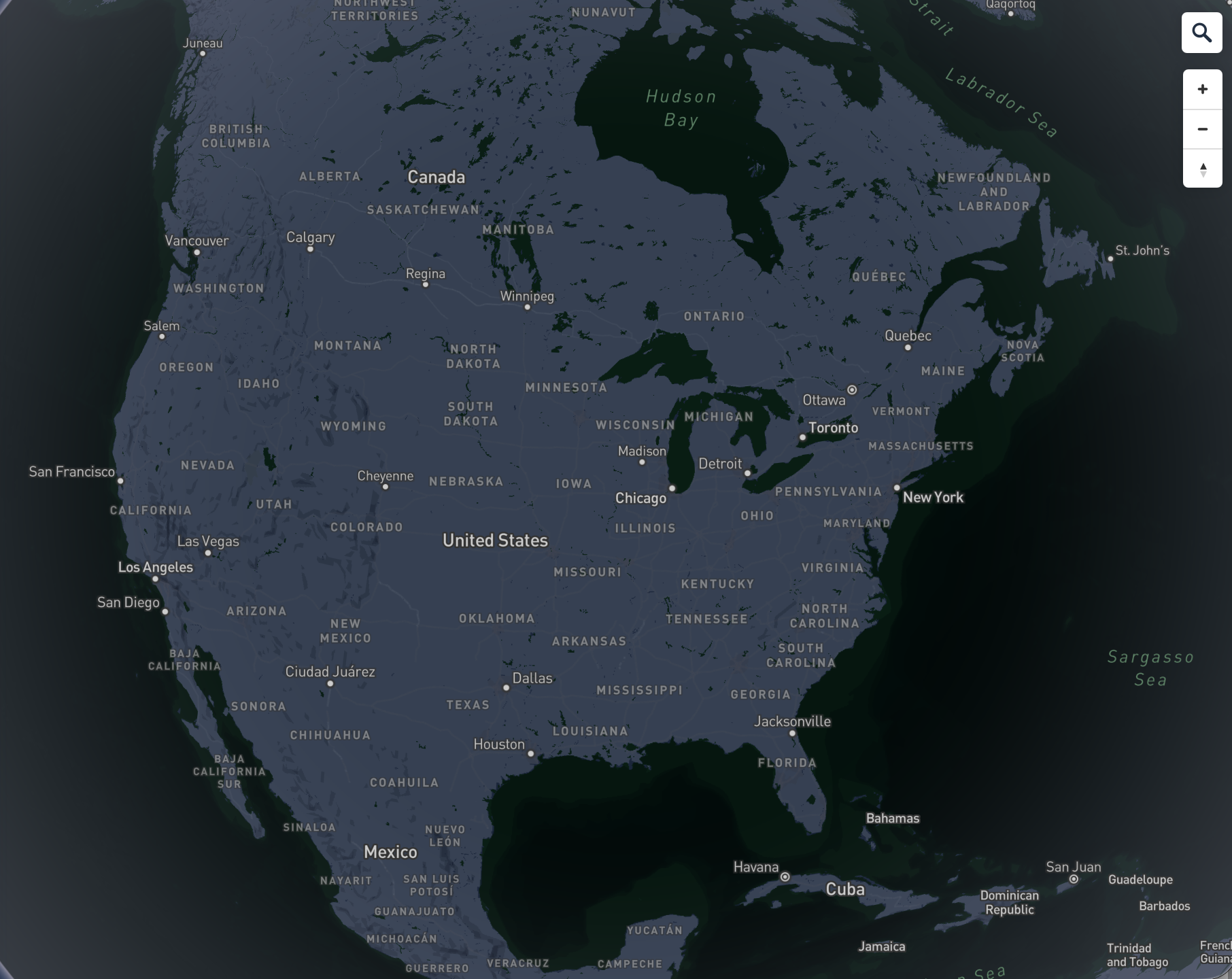 Darker shade of the globe